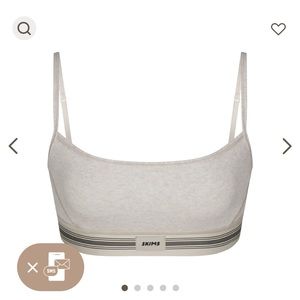 SKIMS cotton rib scoop bralette in limited edition color NWT